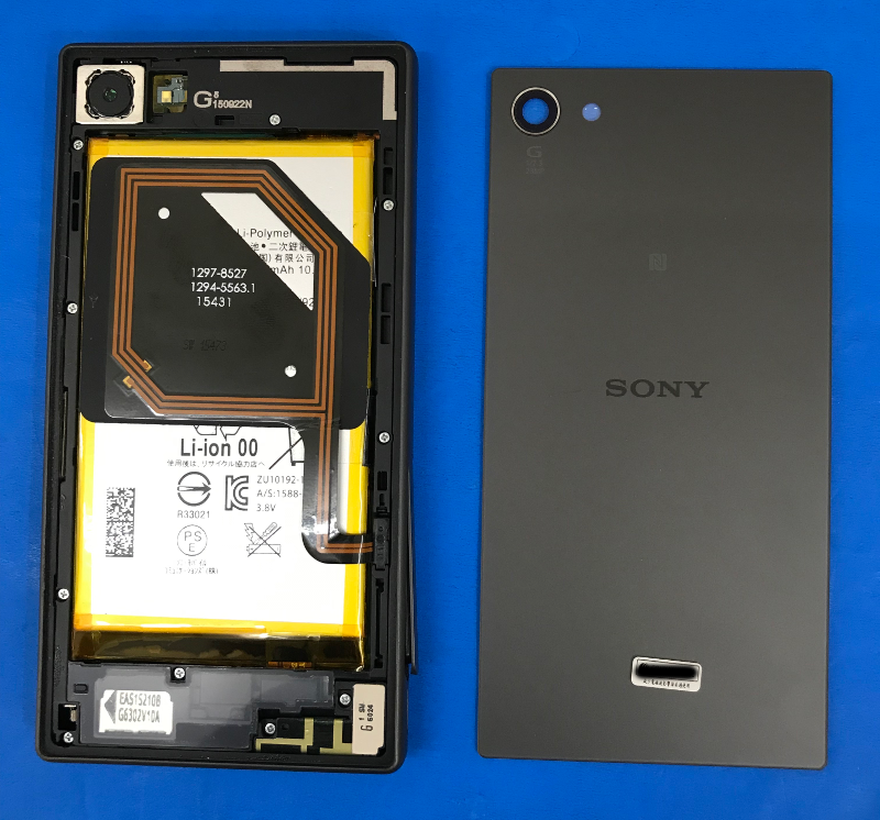 SONY XPERIA Z5 Compactバッテリー交換